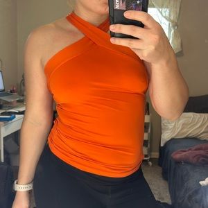 SOLD Shein Cross neck top